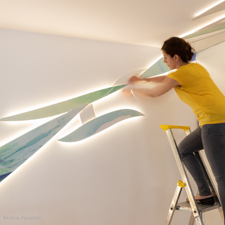 fresque lumiere paris art contemporain galerie